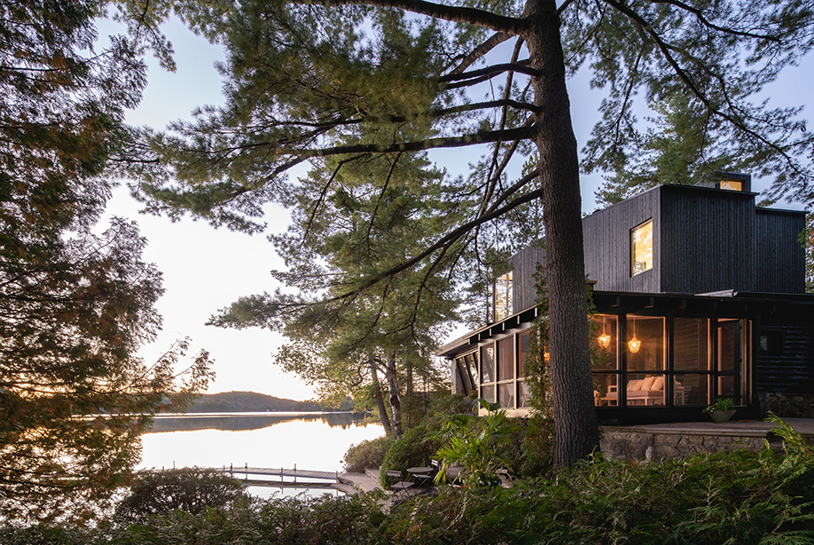 Chalet sur la pointe