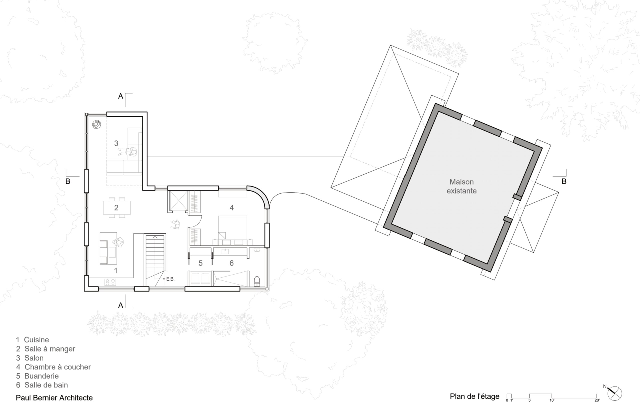 Deschaillons_Dessin3_Plan_Etage